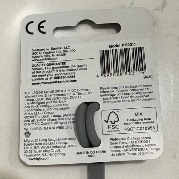 LEGO Movie 2 Sweet Mayhem luggage tag by Jazwares - Retired - Picture 5 of 5